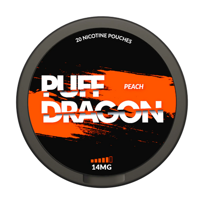 Puff Dragon Nicotine Pouches - Peach 14mg