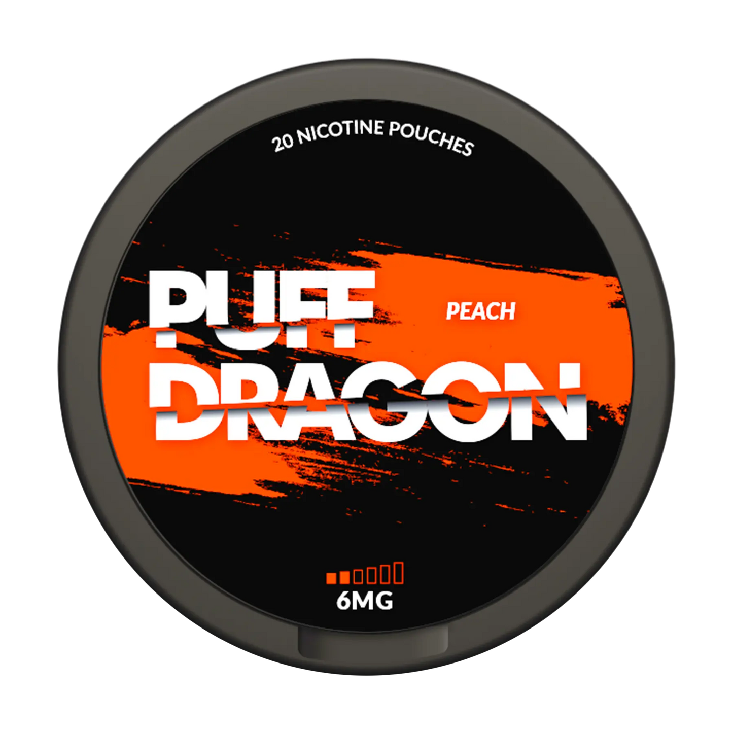Puff Dragon Nicotine Pouches - Peach 6mg