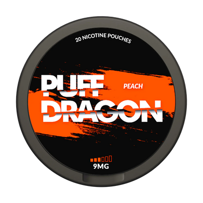 Puff Dragon Nicotine Pouches - Peach 9mg
