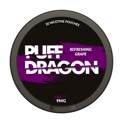 Puff Dragon Nicotine Pouches - Refreshing Grape 9mg