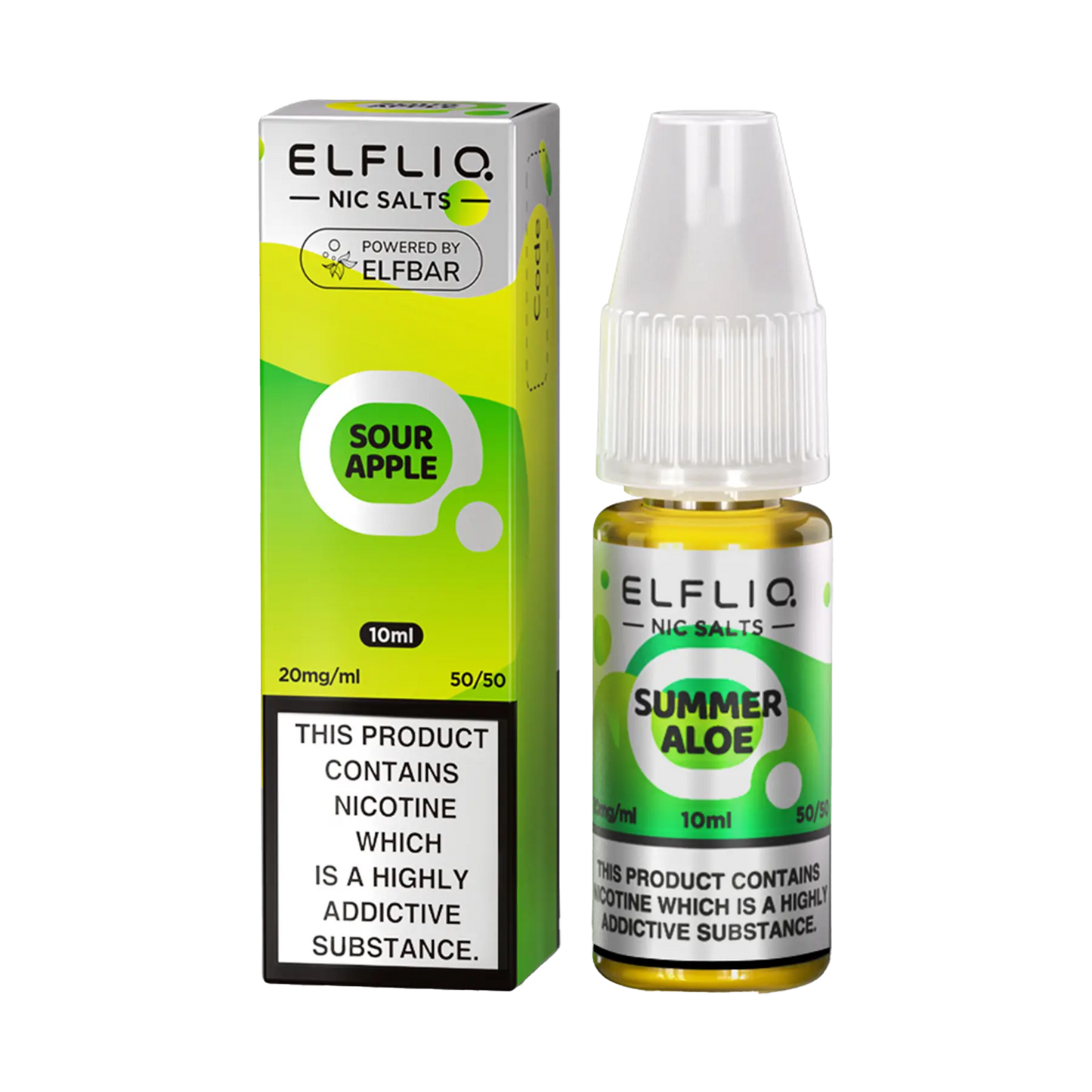 Elfliq 10ml Nicotine Salt - Sour Apple