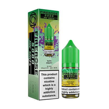 Firerose 5000 10ml Nicotine Salt - Tutti Fruity