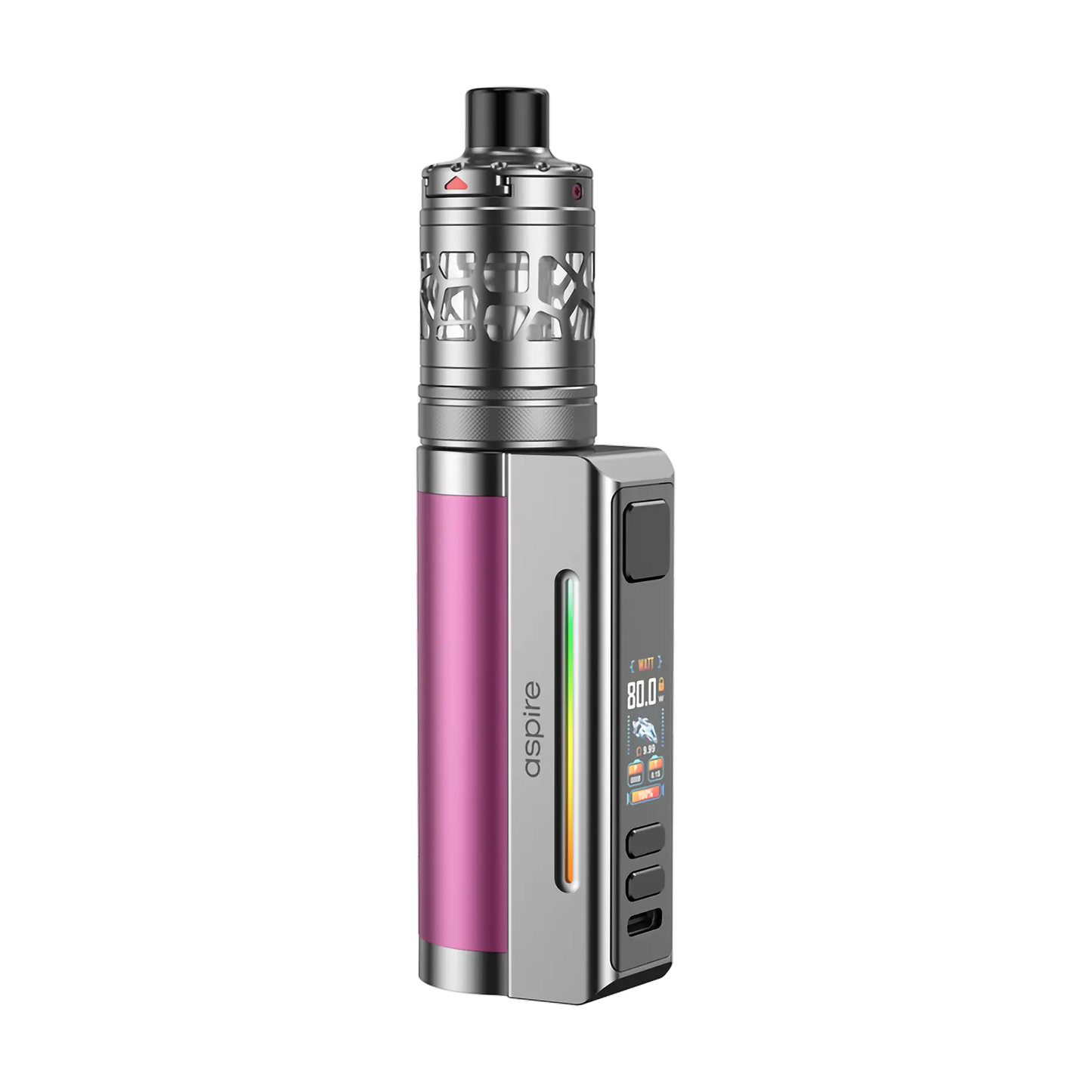 Aspire Zelos M80 Mouth To Lung Kit - Pink & Silver