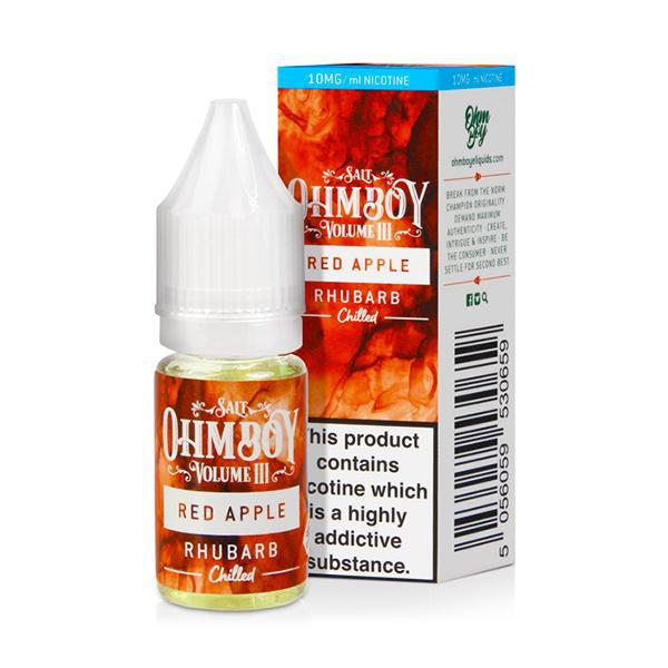 Red Apple & Rhubarb | Ohm Boy Nic Salt | Buy 10ml Vape Juice Online