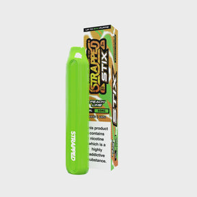 Strapped Stix Disposable Vaping Device | Peach Lime