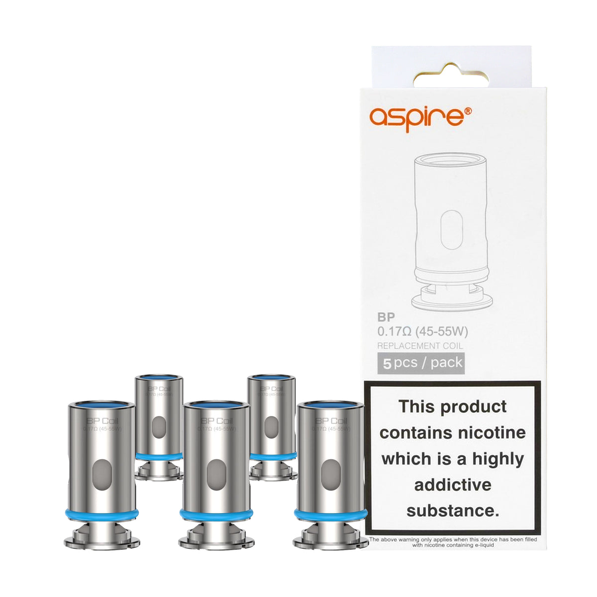 Aspire BP Coils | Aspire Replacement | Buy Aspire BP60 Coils Online