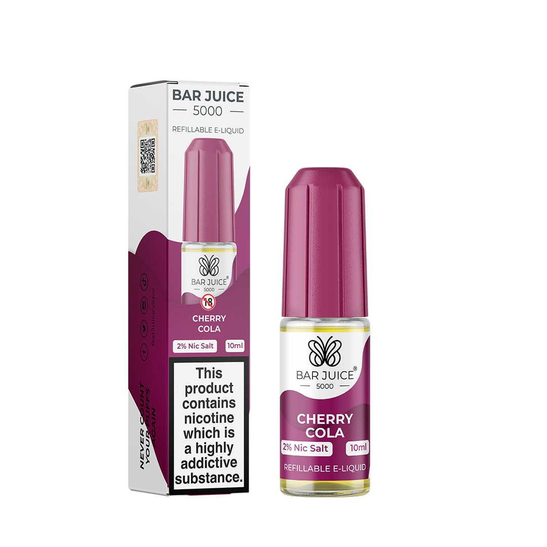 Bar Juice 5000 - Cherry Cola 10ml E Liquid Nicotine Salt