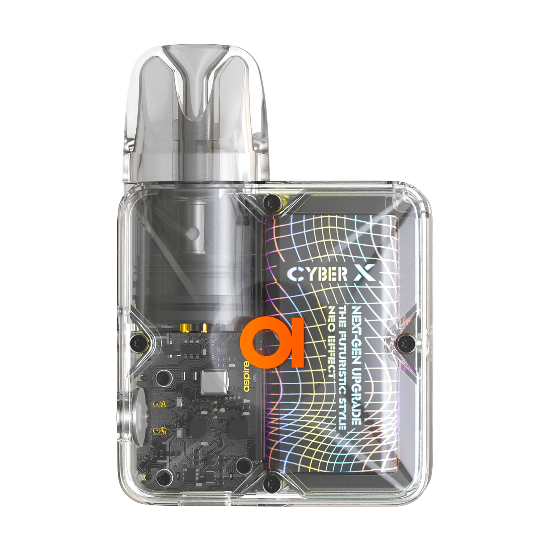 Aspire's Cyber X gives you the optimal balance of style and portability by putting futuristic transparent cyber elements into a thin and portable design.