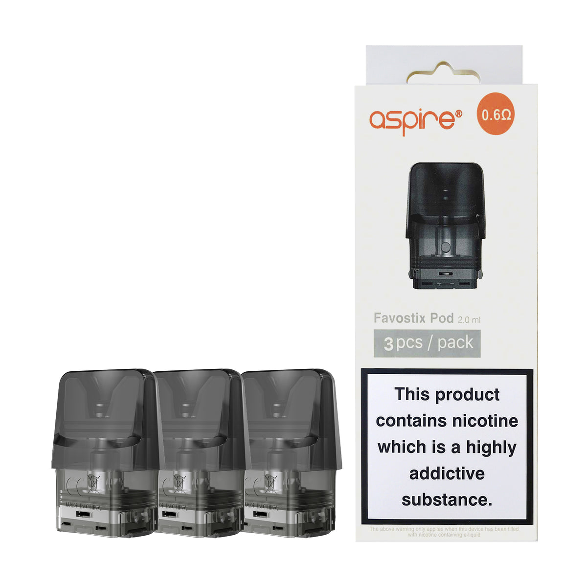 Favostix Pods | Aspire Replacement | Buy Aspire Vape Pods Online