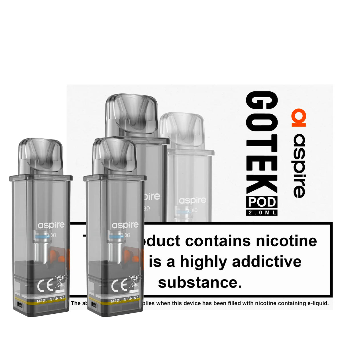 GoteK X Replacement Pods | Aspire Replacement | UK Delivery