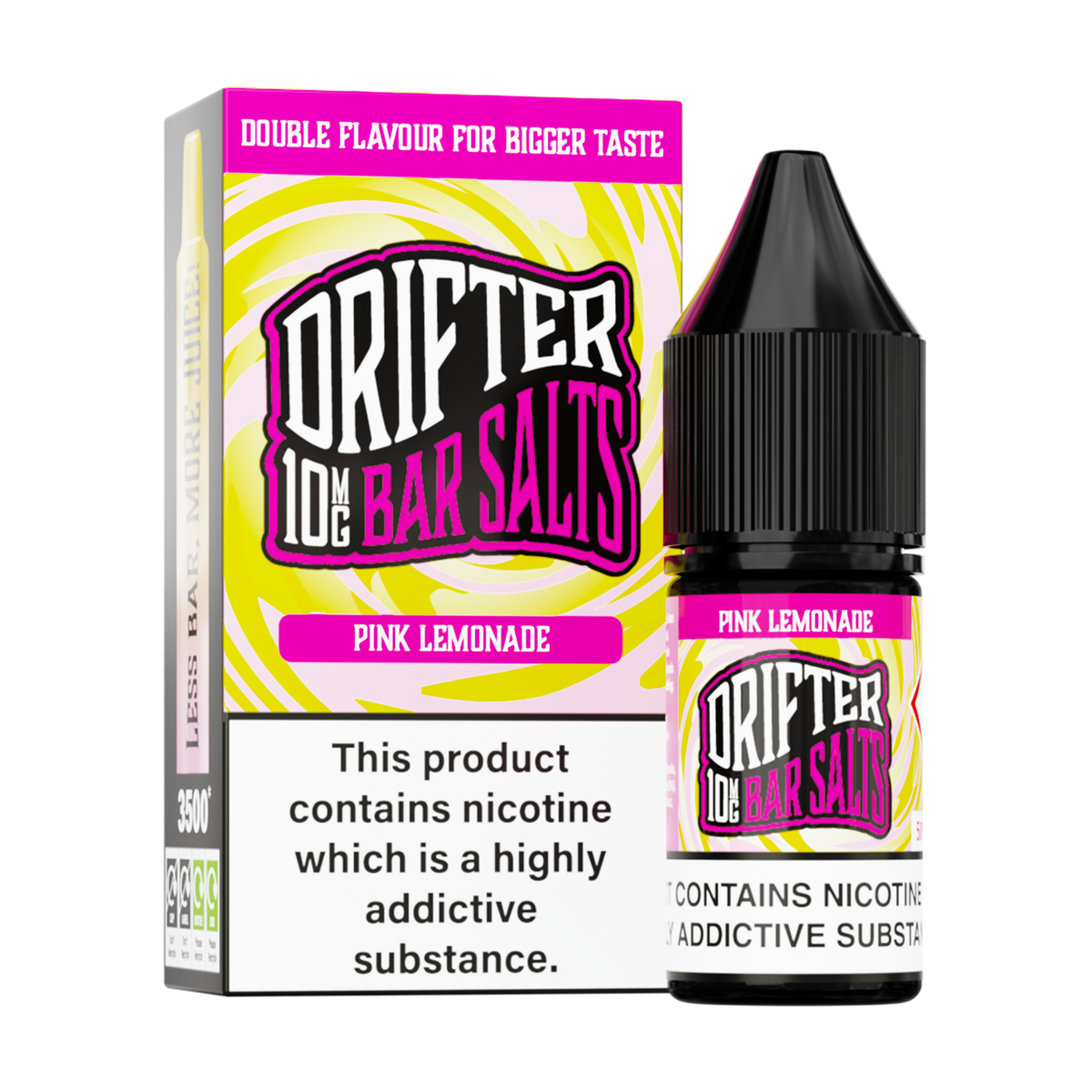 Drifter Bar Salts - Pink Lemonade 10ml E Liquid Nicotine Salt