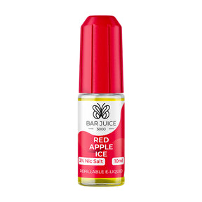 Bar Juice 5000 - Red Apple Ice 10ml E Liquid Nicotine Salt