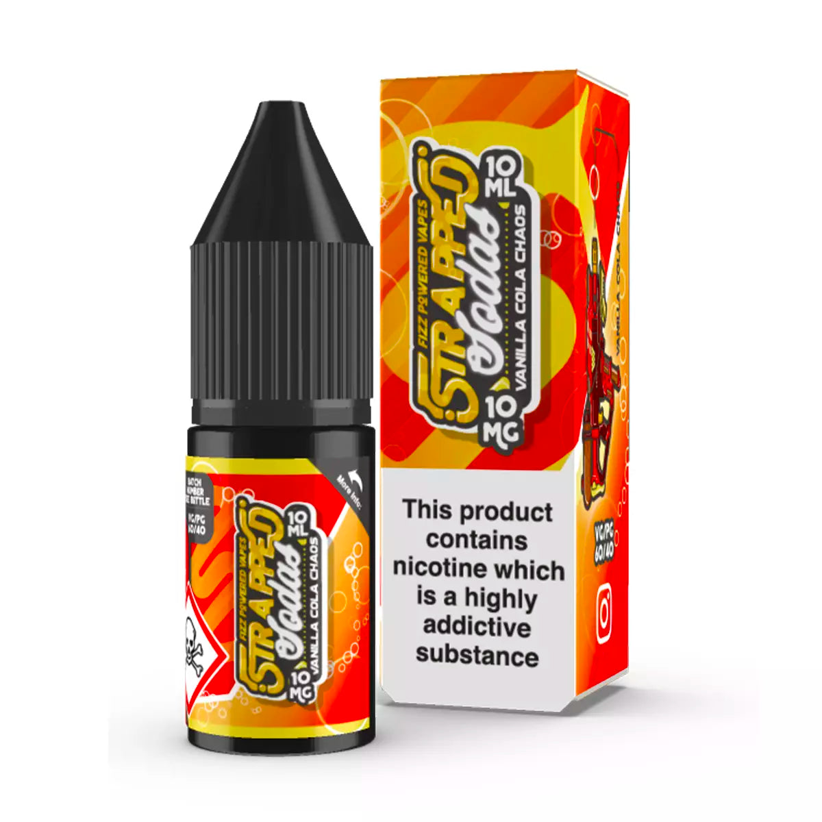 Vanilla Cola Chaos | Strapped | Buy 10ml Vape Juice Online