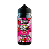 Strawberry Milk shortfill e-liquid by Doozy Temptations pairs the sweet taste of juicy, freshly-picked strawberries with smooth milk for a creamy, fruity vape.