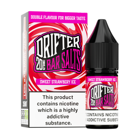 Drifter Bar Salts - Sweet Strawberry Ice 10ml E Liquid Nicotine Salt