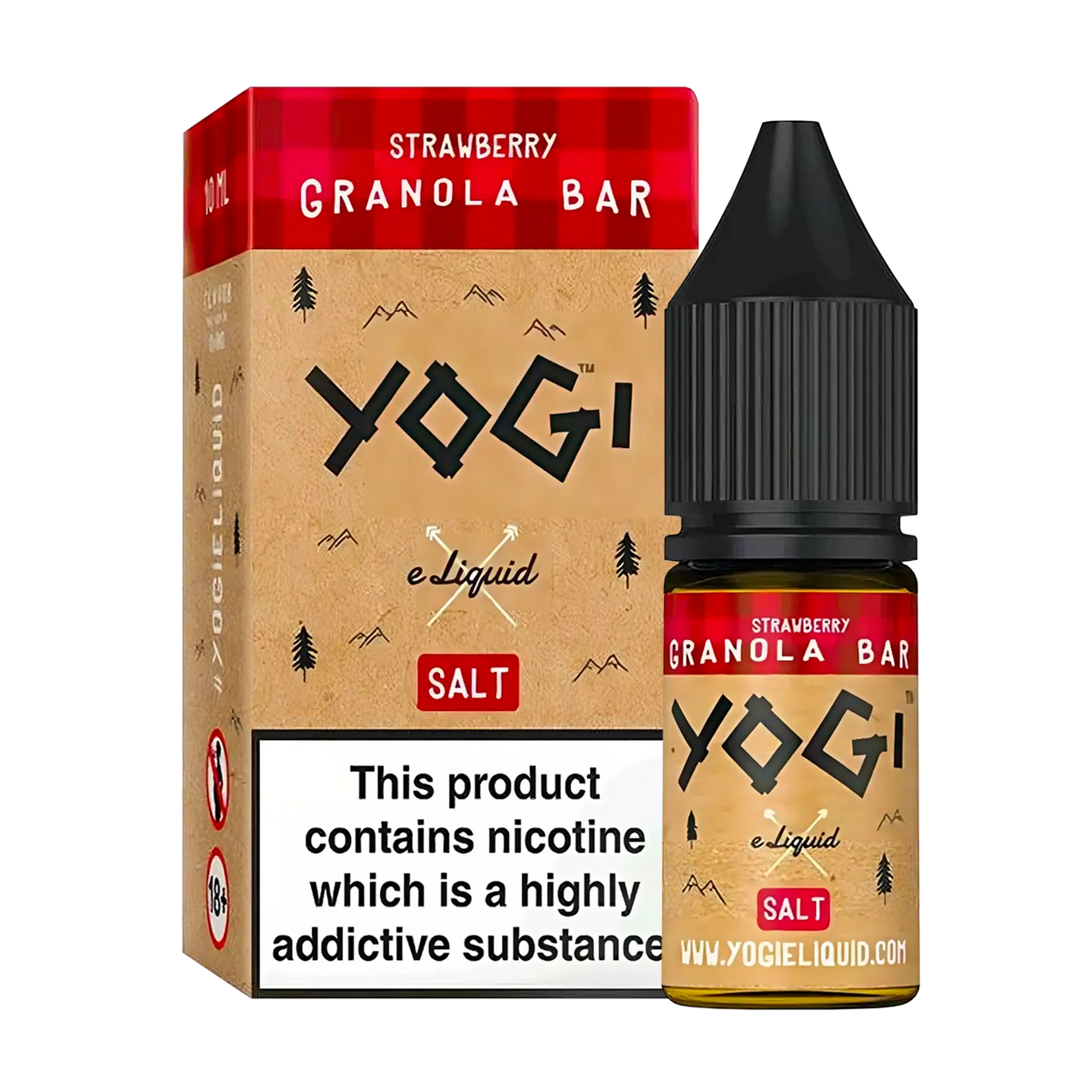 Yogi Strawberry Granola Bar Nic Salt