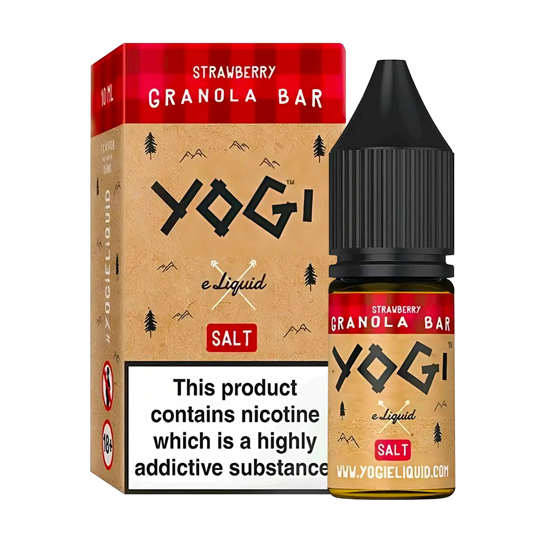 Yogi Strawberry Granola Bar Nic Salt